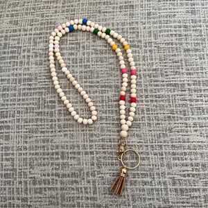 Beaded lanyard